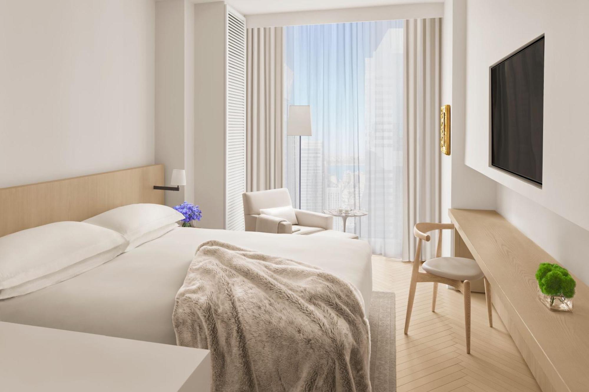The Times Square Edition New York Exterior foto A bedroom at the hotel